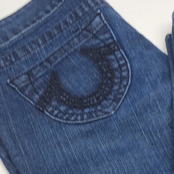 LIKE NEW TRUE RELIGION STELLA SKINNY JEANS 27x33 MADE IN USA 🇺🇸 - Picture 10 of 14